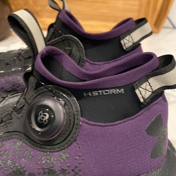 Under Armour UA Fat Tire 2 Running Purple black ortholite comfortable - Picture 5 of 11